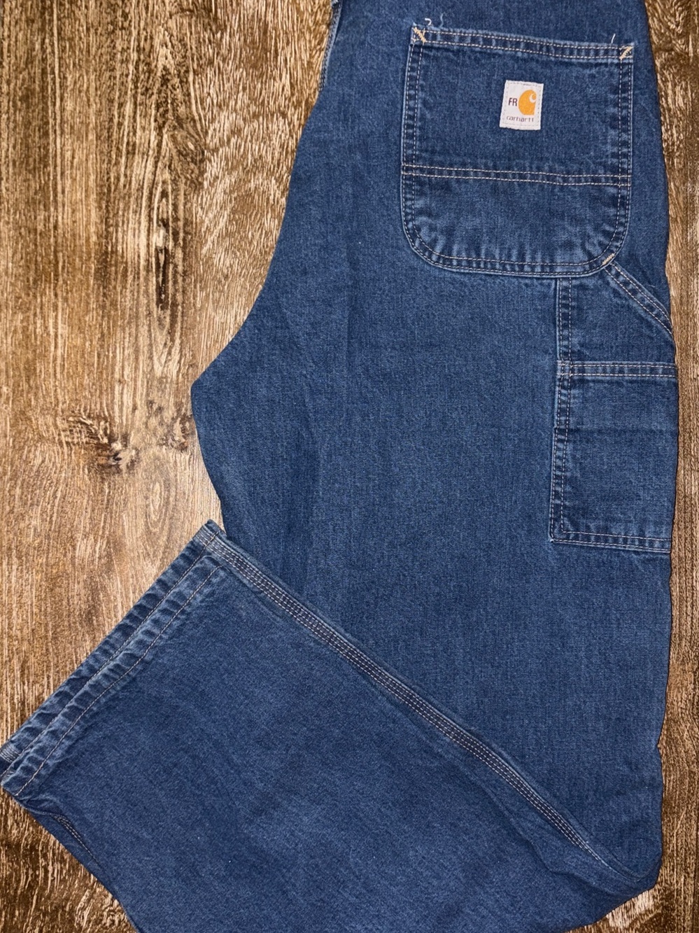 Carhartt Flame-Resistant Denim Dungaree Jeans HRC 2 Men’s 40x32